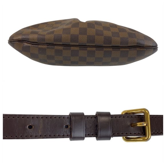 LOUIS VUITTON Damier Bloomsbury PM Brown Gold Hardware Leather N42251 Shoulde... - Picture 6 of 10